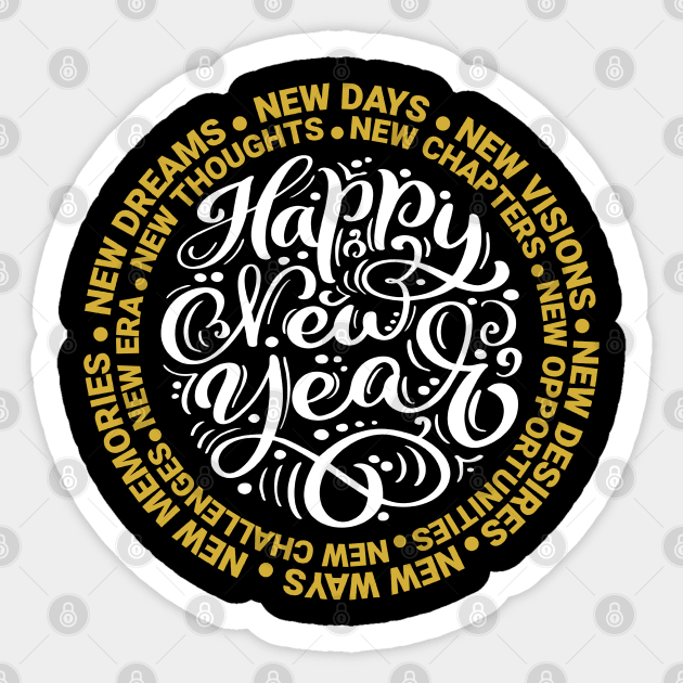 Happy New Year Motivational Sticker by MIRO-07